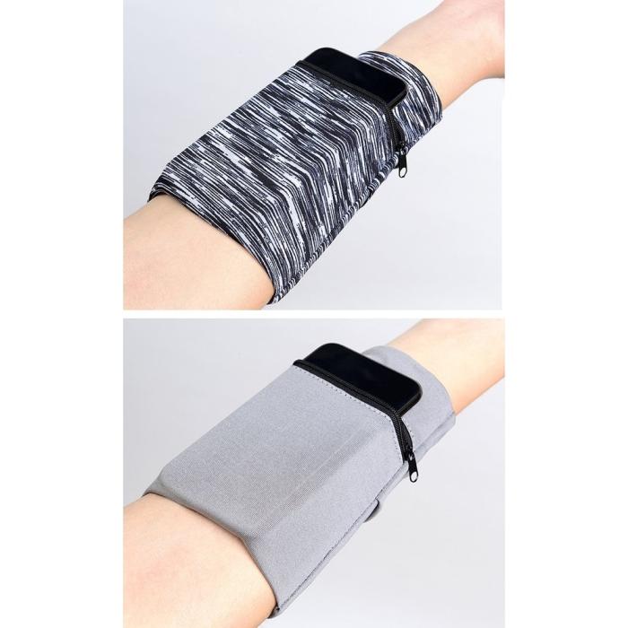 A-One Brand - Fabric Armband Running Fitness - Camo Blå