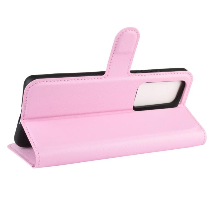 OEM - Litchi Plånboksfodral till Huawei P40 - Rosa