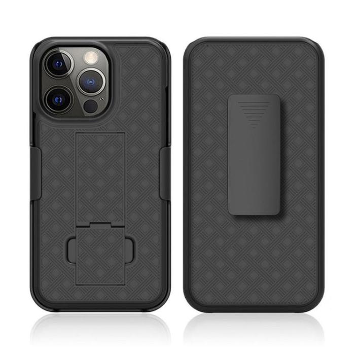 A-One Brand - iPhone 15 Plus Mobilskal Holster - Svart