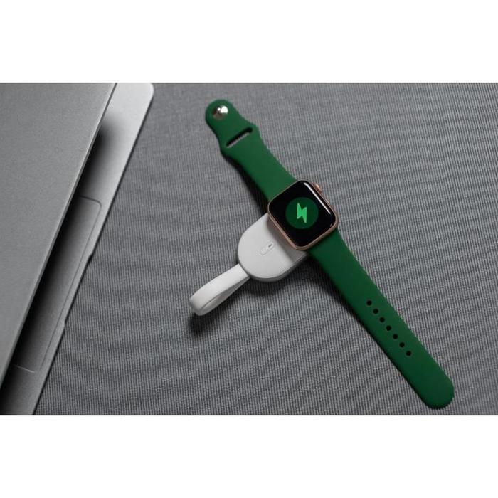 Forcell - Forcell Mini Powerbank för Apple Watch 1200 mAh 2.5W F-Energy - Vit