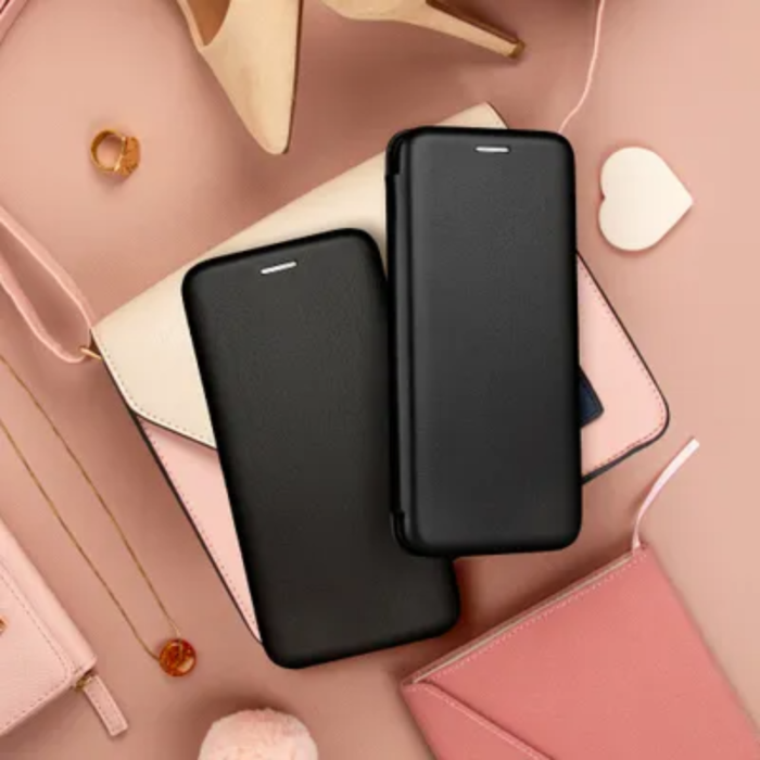 A-One Brand - Galaxy S24 Ultra Plånboksfodral Elegance - Svart