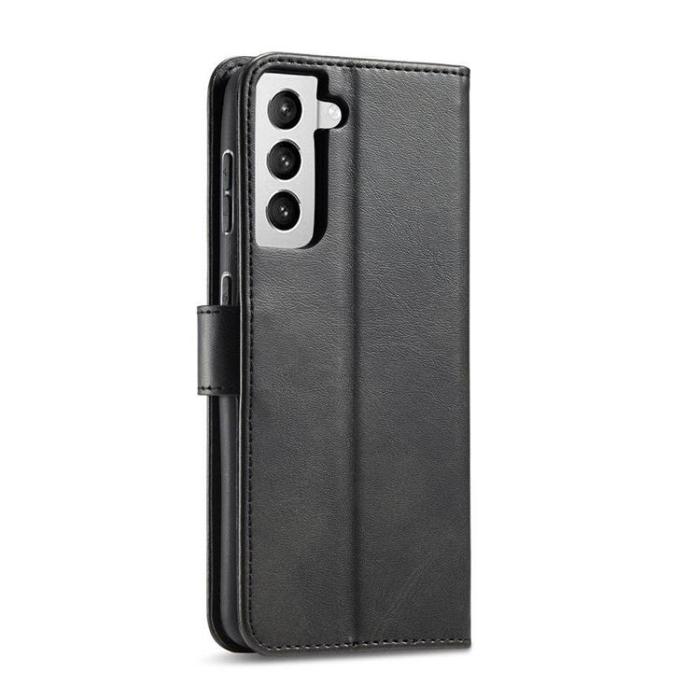 OEM - Galaxy S22 Ultra Fodral Magnet Elegant - Svart