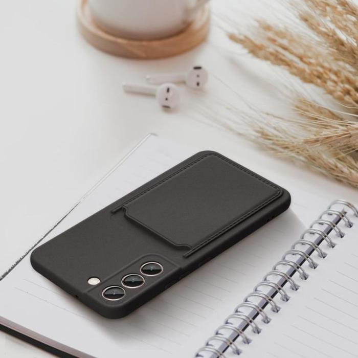 Forcell - Forcell Xiaomi Redmi 9A/9AT Skal Korthållare - Svart