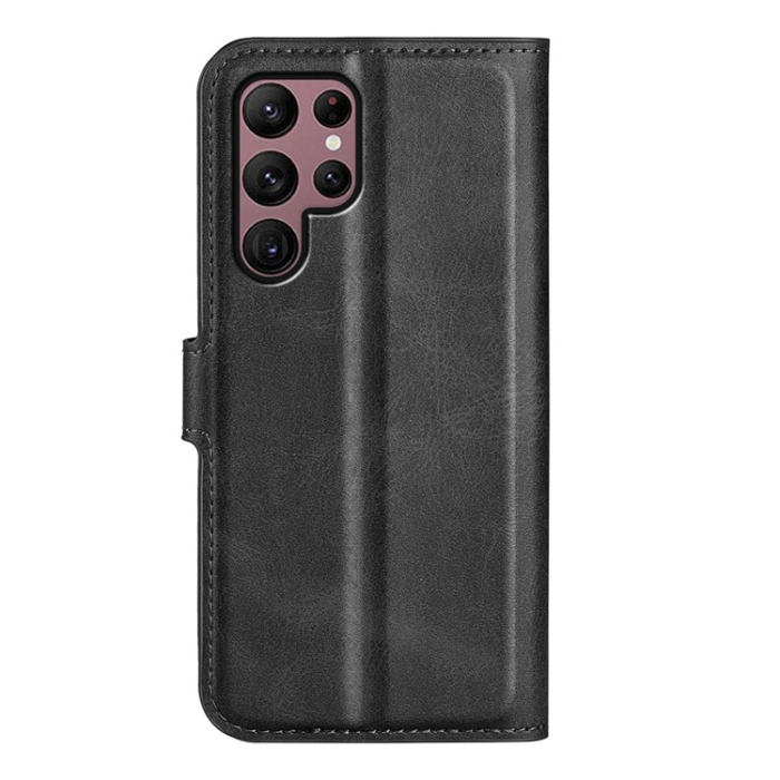 A-One Brand - Galaxy S23 Ultra Plånboksfodral Folio Flip - Svart