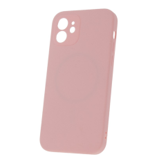 A-One Brand - iPhone 12 Mobilskal MagSafe Invisible - Pastellrosa