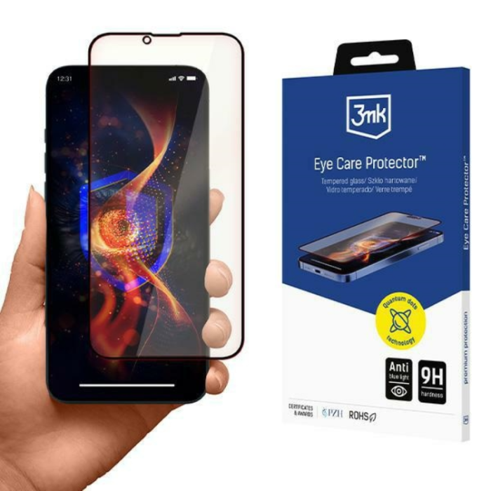 3MK - 3mk iPhone 14 Härdat Glas Skärmskydd Eye Care - Transparent