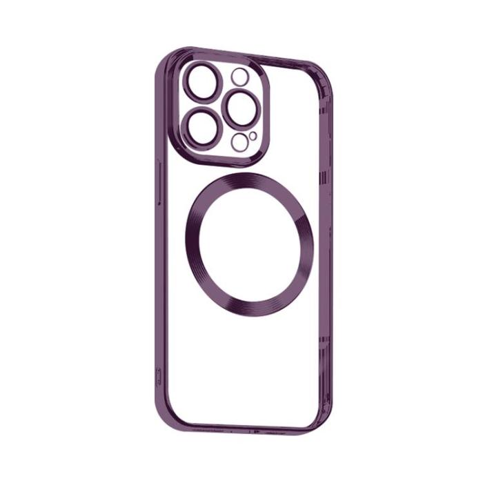 A-One Brand - iPhone 14 Pro Max Skal Magsafe Electroplating Magnetic - Lila