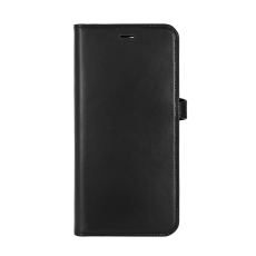 BUFFALO - BUFFALO äkta läder iPhone 16 Pro Max Plånboksfodral MagSafe 2-i-1 - Svart