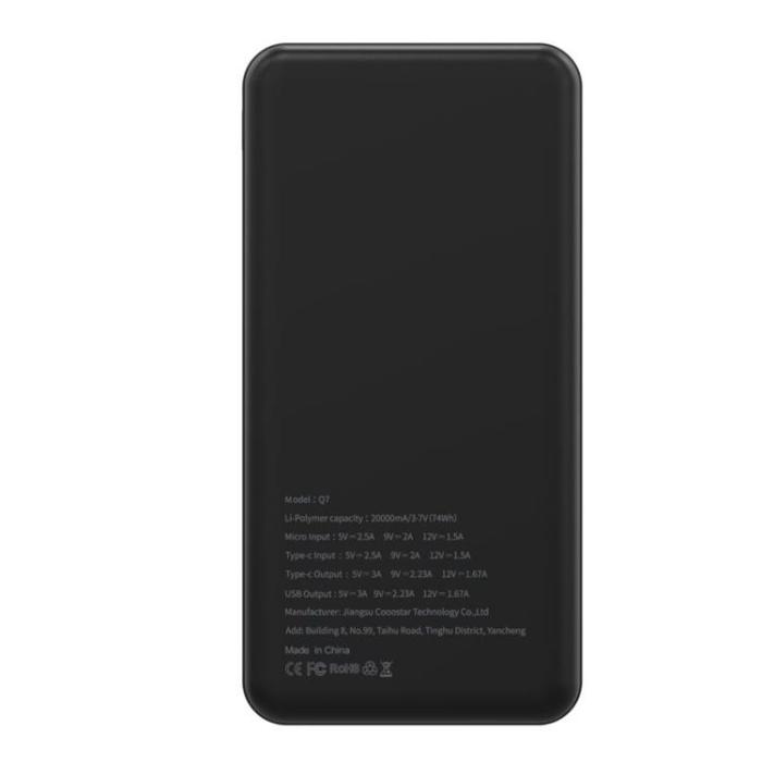 BASEUS - Baseus Powerbank 20000mAh PPBD2 Bipow Pro 22.5W - Svart