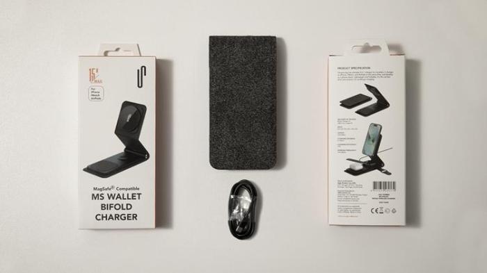 Ugly Rubber - Ugly Rubber 3-in-1 Trådlös Laddare Magsafe 15W iPhone/iWatch/Airpods - Svart