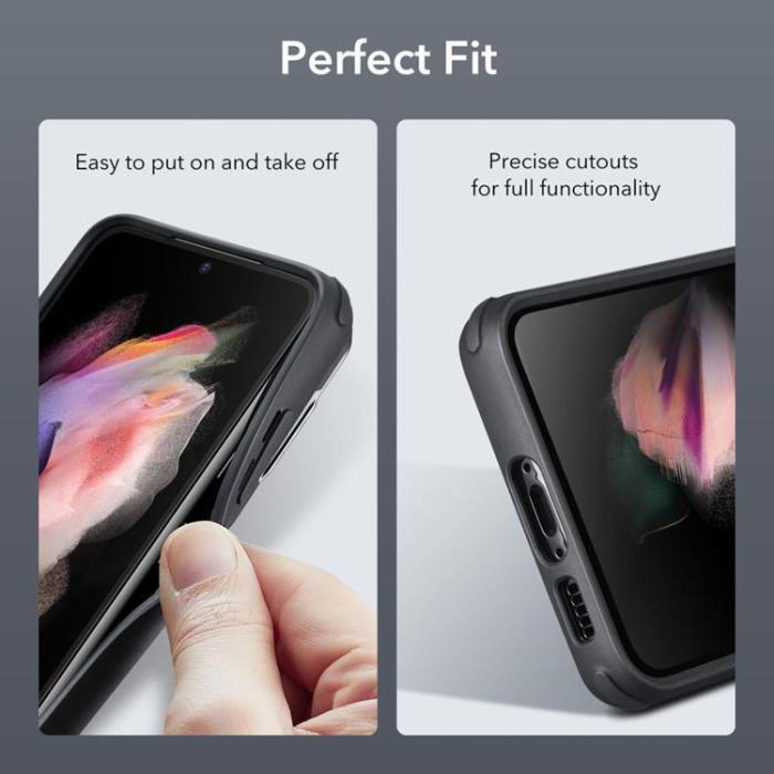 ESR - ESR Galaxy S23 Plus Skal Classic Kickstand - Clear/Svart