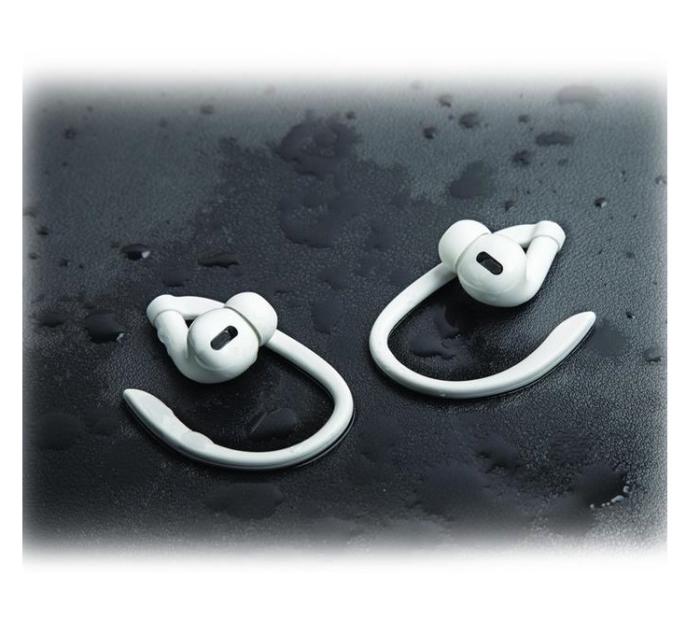 UNIQ - UNIQ Loop Sports Öronkrokar Airpods - Svart/Vit