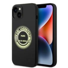 UTGATT1 - Karl Lagerfeld iPhone 14 Skal Silicone RSG - Svart