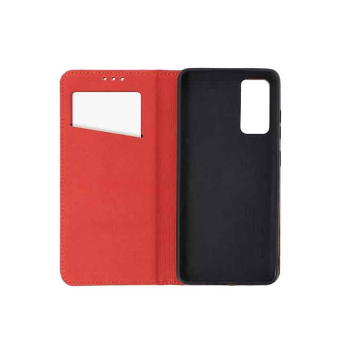 A-One Brand - Xiaomi Redmi Note 13 Pro Plus Plånboksfodral Smart Pro - Rödvin