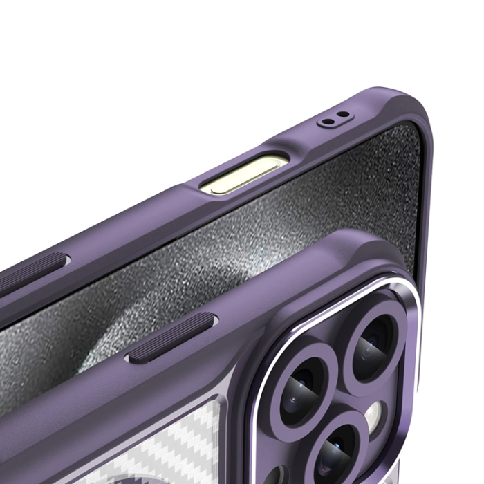 A-One Brand - iPhone 16 Pro Max Mobilskal MagSafe Silikon Leading - Lila