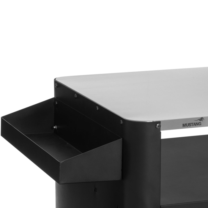 Mustang - Mustang Grillbord Svart 135 x 60 x 90 cm