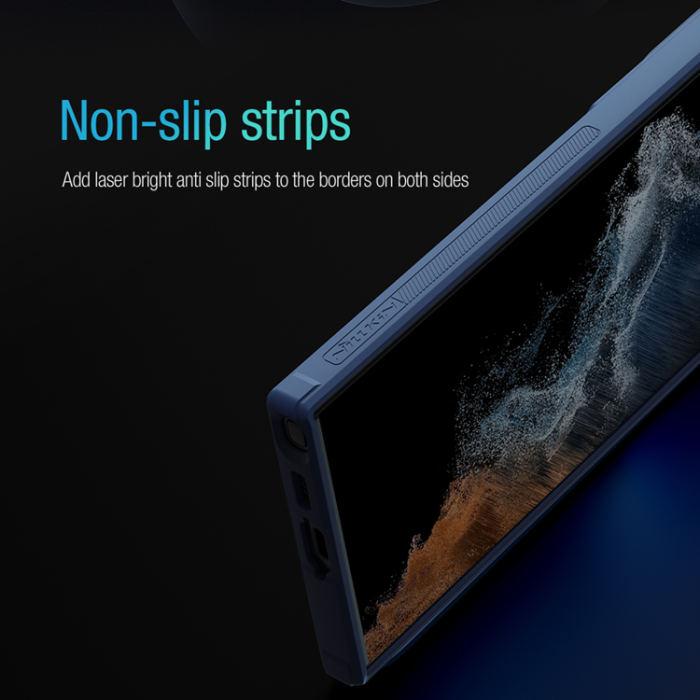 Nillkin - Nillkin Galaxy S23 Ultra Mobilskal Drop-proof - Blå