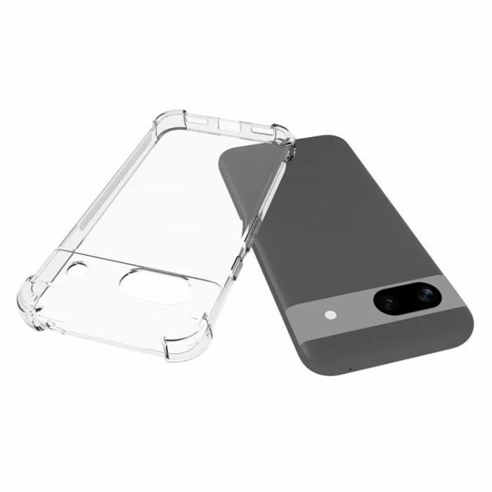 Taltech - Google Pixel 8A Mobilskal Bumper - Transparent