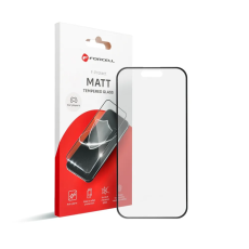 Forcell - Forcell iPhone 15 Pro Härdat Glas Skärmskydd Matt - Svart