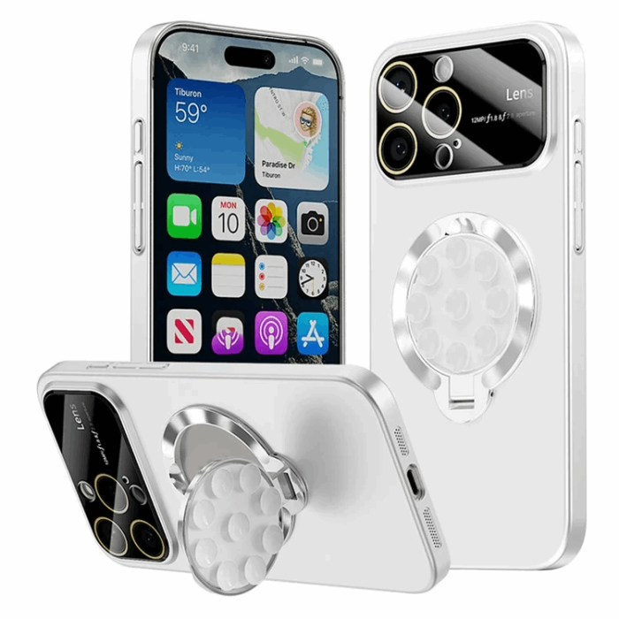 A-One Brand - iPhone 16 Pro Max Mobilskal Magsafe Sugkopphållare Kickstand