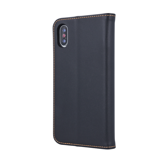 A-One Brand - Galaxy A34 5G Plånboksfodral Äkta Läder Smart Pro - Svart