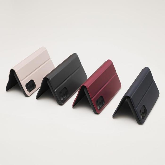A-One Brand - Xiaomi Redmi 12 4G Plånboksfodral Smart Soft - Vinröd