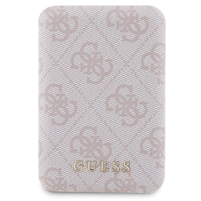Guess - Guess iPhone 15 Pro Max Mobilskal Med Powerbank 5000mAh Magsafe Metal Logo