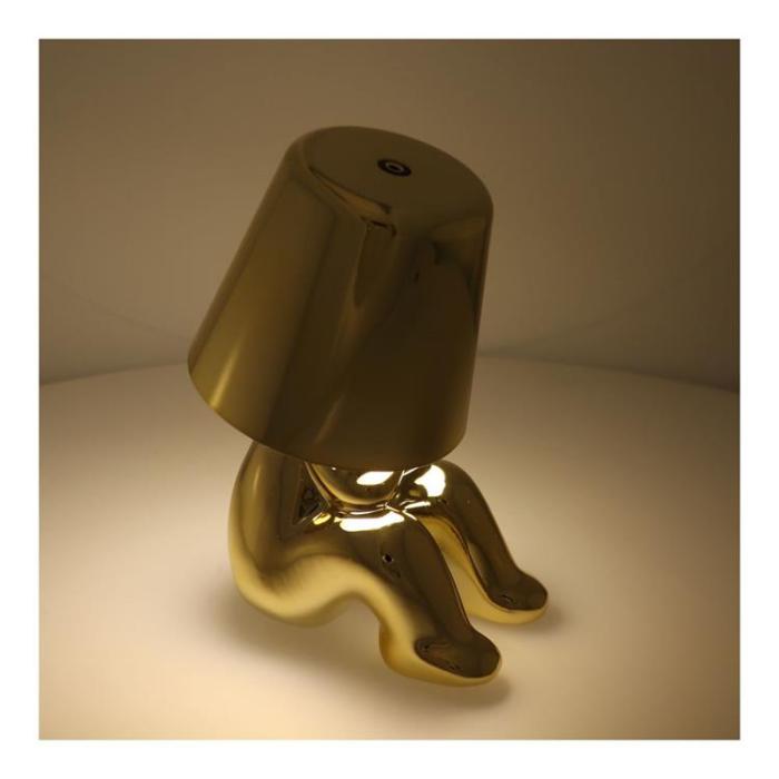 A-One Brand - Bordslampa Vid Sängen GOLD MAN Seat (model 4) MLTL