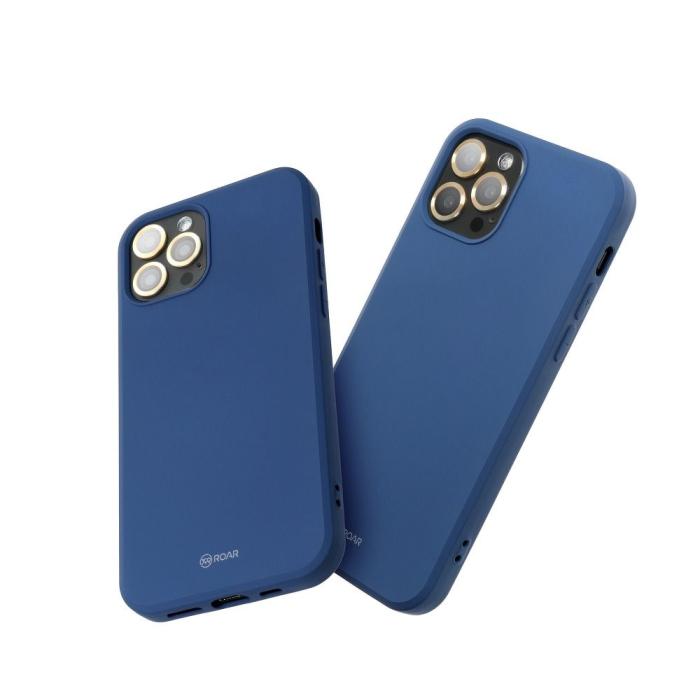 Roar - iPhone 12/12 Pro Skal Roar Jelly Mjukplast Blå