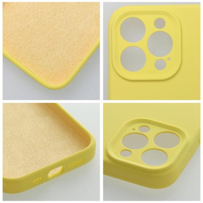 A-One Brand - iPhone 16 Mobilskal Silikon 2mm - Citron