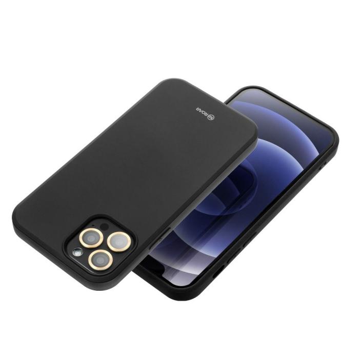 Roar - iPhone 12/12 Pro Skal Roar Jelly Mjukplast Svart