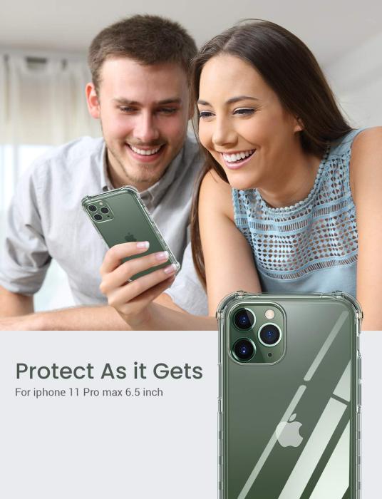 A-One Brand - Shockproof Mobilskal till iPhone 11 - Clear
