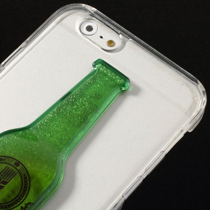 A-One Brand - BaksideSkal till Apple iPhone 6 / 6S - Liquid Beer Bottle (Green)