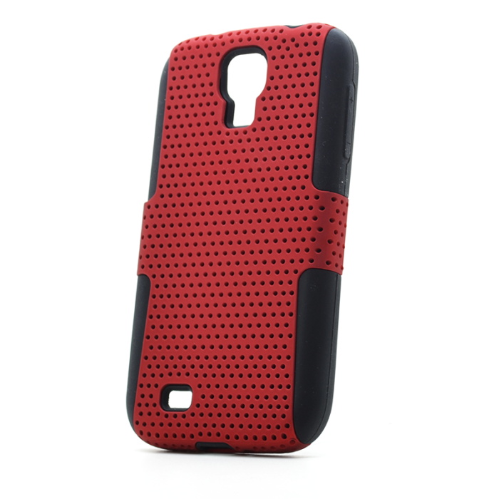 A-One Brand - Mesh Combo Skal till Samsung Galaxy S4 i9500 (Röd)