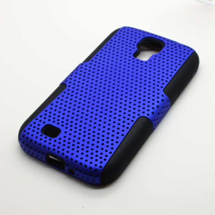 A-One Brand - Mesh Combo Skal till Samsung Galaxy S4 i9500 (Blå)