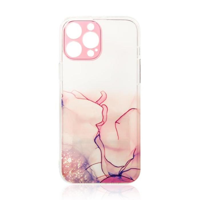 A-One Brand - Xiaomi Redmi Note 11/11S Skal Marble Gel - Rosa