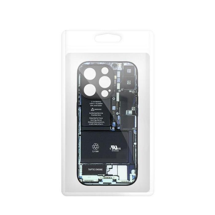 A-One Brand - iPhone X Mobilskal Tech Pattern 1