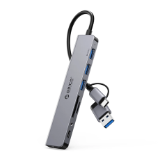 ORICO - Orico Hubb 4xUSB-A 1xUSB-C 2.0 1x3.5mm Audio 2xTF&SD