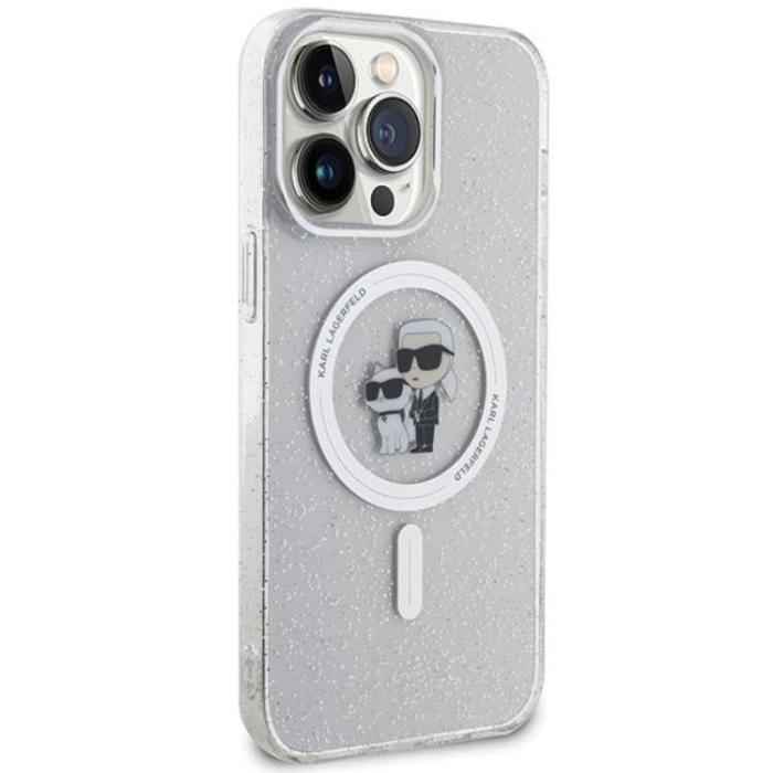 KARL LAGERFELD - KARL LAGERFELD iPhone 15 Pro Max Mobilskal Magsafe Glitter
