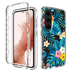 OEM - Galaxy S23 Plus Skal Pattern Printing - Plantain Leaf