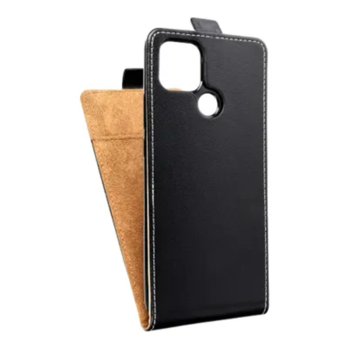 A-One Brand - OPPO A15/ A15s Plånboksfodral Slim Flexi Fresh - Svart
