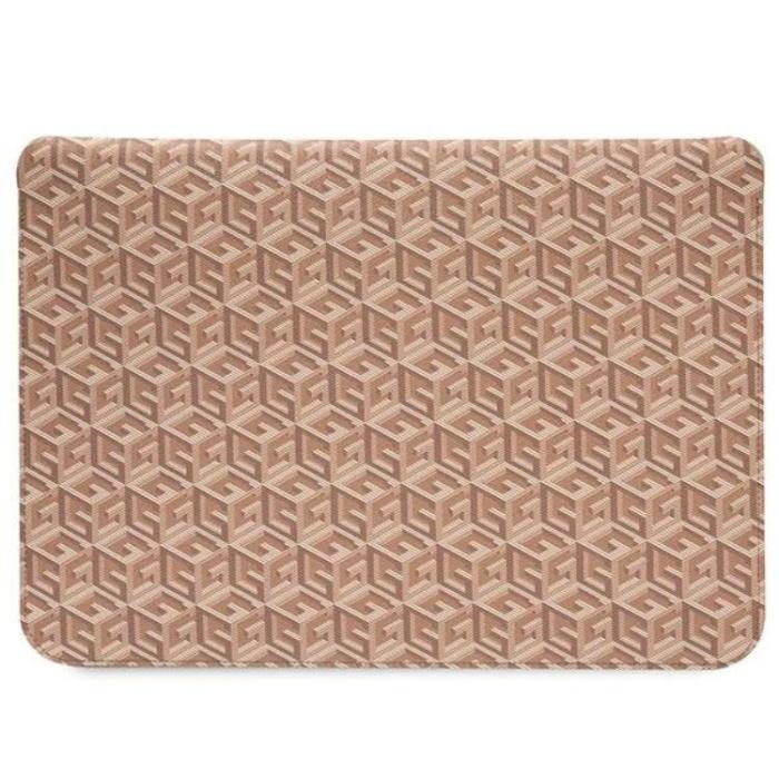 Guess - Guess Datorfodral 14'' GCube Stripes - Brun