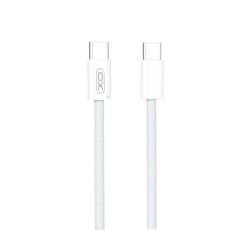 XO - XO USB-C Till USB-C 60W Kabel 1m PD NB-Q260A - Vit