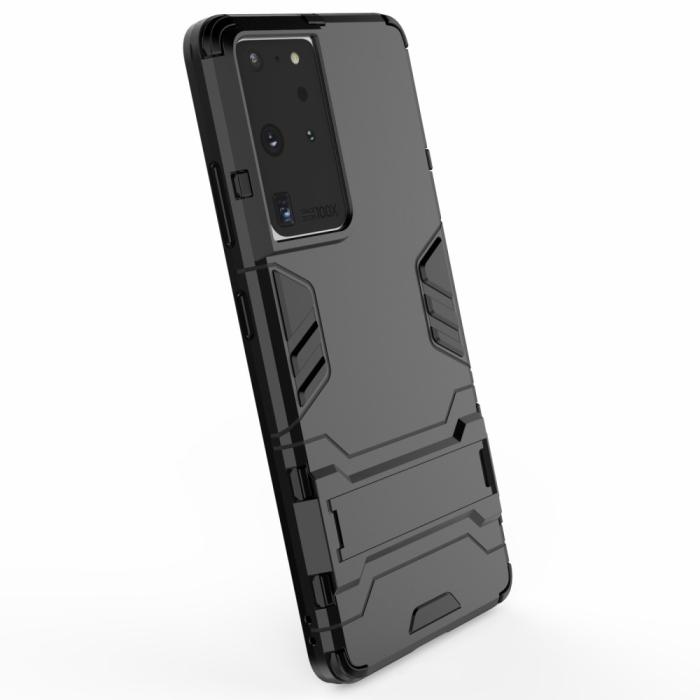 A-One Brand - Hybrid Armor mobilskal till Samsung Galaxy S21 Ultra - Svart