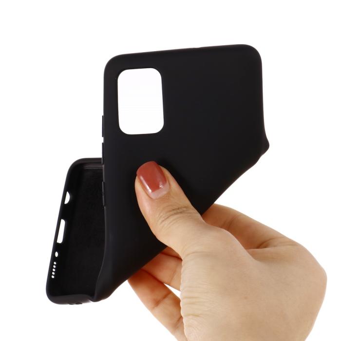 OEM - Flexible Liquid Silicone Mobilskal Samsung Galaxy A51 5G - Svart
