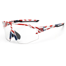 Rockbros - Rockbros Cykelglasögon Photochromic med UV-skydd USA mönster