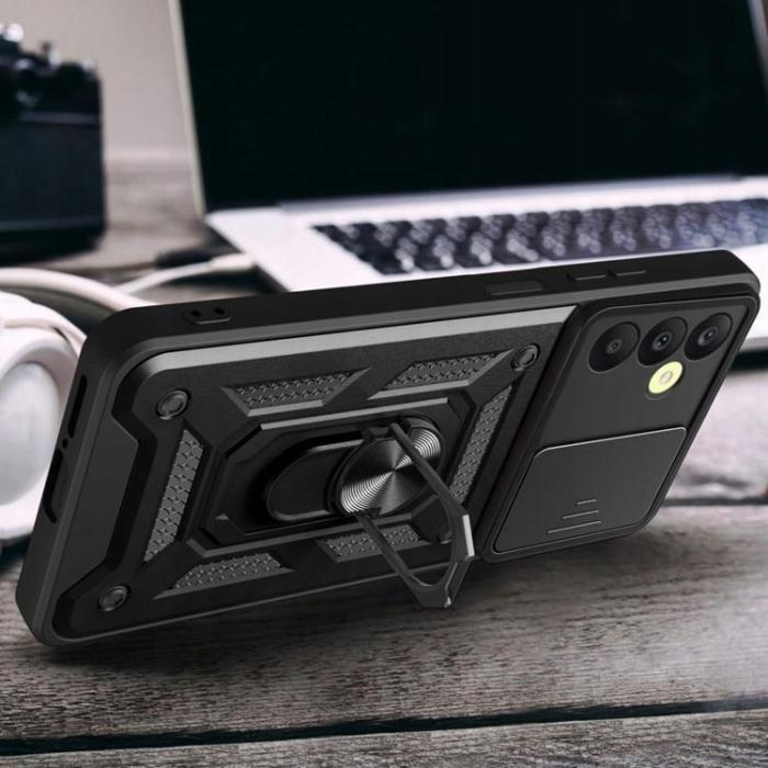 Tech-Protect - Tech-Protect Galaxy M15 Mobilskal Camshield Pro - Svart