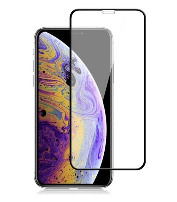 A-One Brand - [1-PACK] Härdat Glas Skärmskydd iPhone 12 Mini - Svart