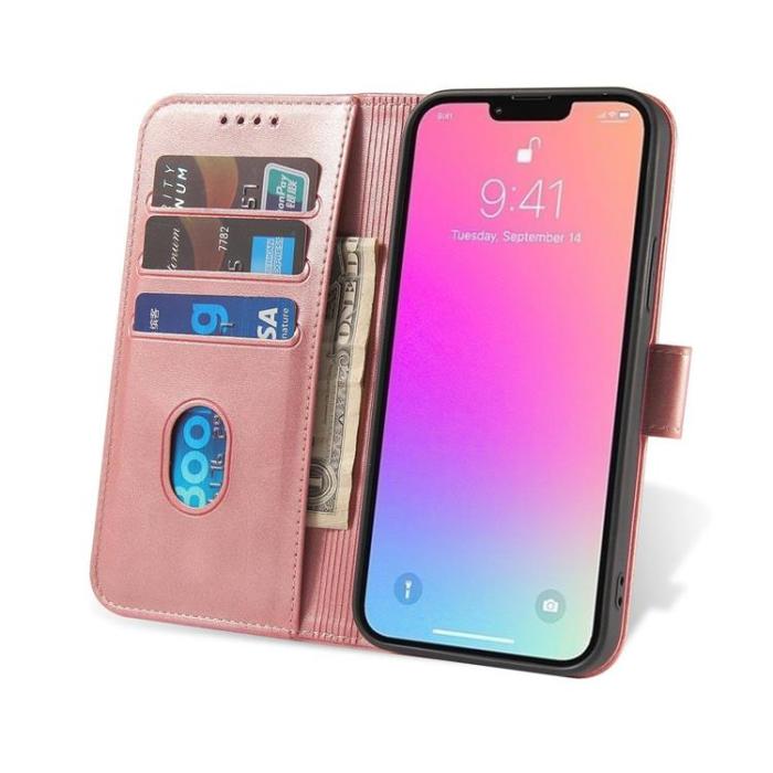 A-One Brand - Galaxy S25 Plånboksfodral Magnet med Flap - Rosa