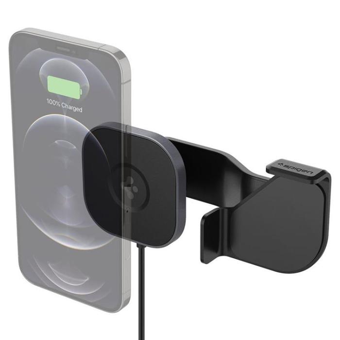 Spigen - Spigen Billhållare Och Billaddare Magsafe Magnetic - Svart